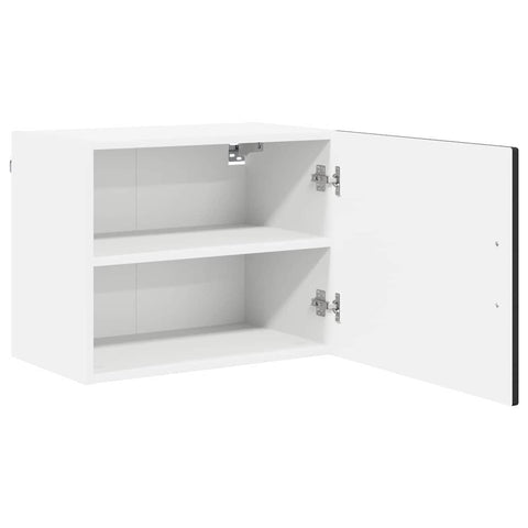 vidaXL Kitchen Wall Cabinet with Shelf 2 pcs Black 50 x 31 x 40 cm
