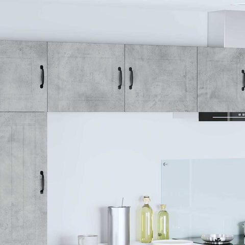 vidaXL Kitchen Wall Cabinet with Shelf Concrete Grey 50 x 31 x 40 cm