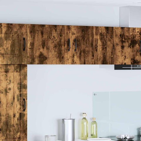 vidaXL Kitchen Wall Cabinet Smoked Oak 50 x 31 x 40 cm Engineered Wood