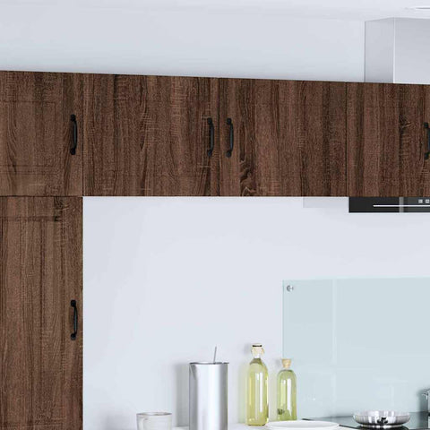 vidaXL Kitchen Wall Cabinet Brown Oak 50 x 31 x 40 cm Engineered Wood