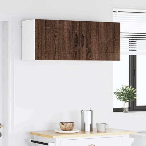 vidaXL Kitchen Wall Cabinet Brown Oak 50 x 31 x 40 cm Engineered Wood