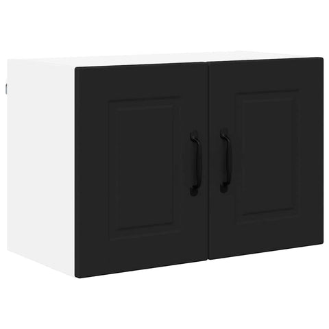 vidaXL Kitchen Wall Cabinet Black 60 x 31 x 40 cm Engineered Wood