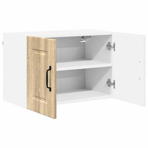 vidaXL Kitchen Wall Cabinet with Door 2 pcs Sonoma Oak 60 x 31 x 40 cm