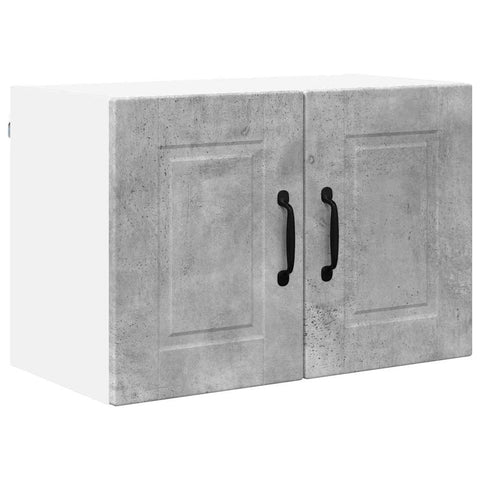 vidaXL Kitchen Wall Cabinet with Shelf Concrete Grey 60 x 31 x 40 cm