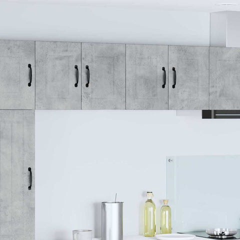 vidaXL Kitchen Wall Cabinet 2 pcs Concrete Grey 60 x 31 x 40 cm
