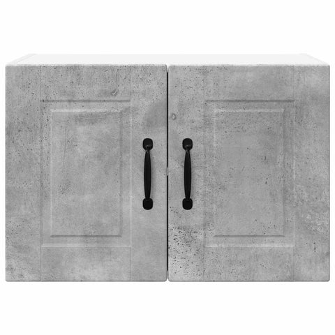 vidaXL Kitchen Wall Cabinet 2 pcs Concrete Grey 60 x 31 x 40 cm