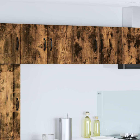 vidaXL Kitchen Wall Cabinet Smoked Oak 60 x 31 x 40 cm Engineered Wood