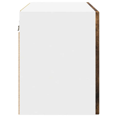 vidaXL Kitchen Wall Cabinet with Door 2 pcs Smoked Oak 60 x 31 x 40 cm