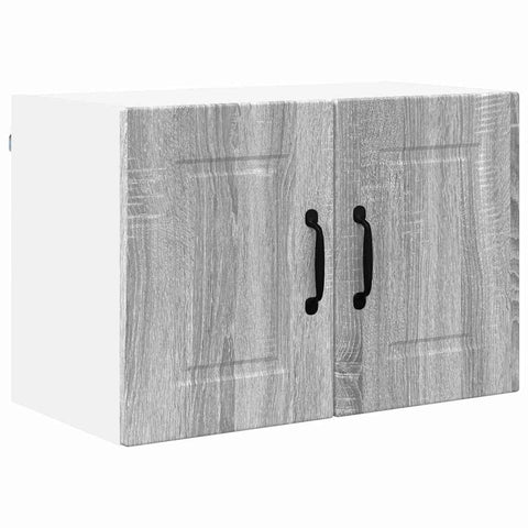 vidaXL Kitchen Wall Cabinet 2 pcs Grey Sonoma 60 x 31 x 40 cm
