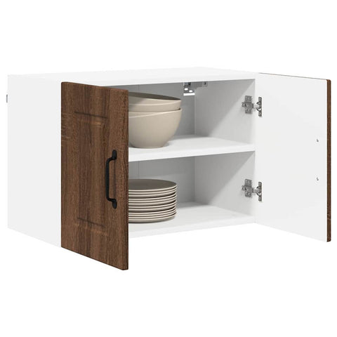 vidaXL Kitchen Wall Cabinet Brown Oak 60 x 31 x 40 cm Engineered Wood