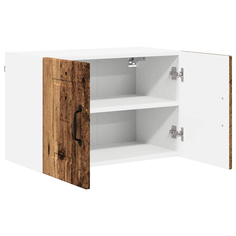 vidaXL Kitchen Wall Cabinet with Shelf 2 pcs Old Wood 60 x 31 x 40 cm