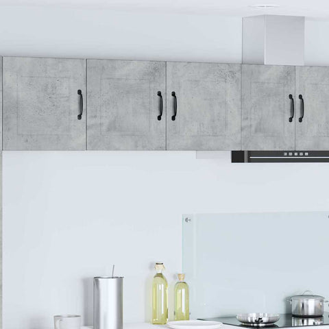 vidaXL Kitchen Wall Cabinet with Shelf Concrete Grey 80 x 31 x 40 cm