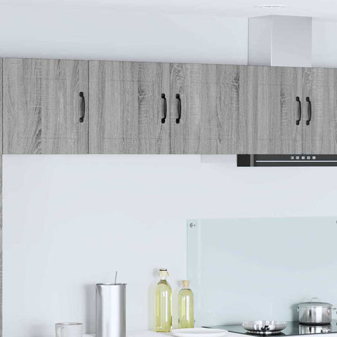vidaXL Kitchen Wall Cabinet with Shelf Grey Sonoma 80 x 31 x 40 cm