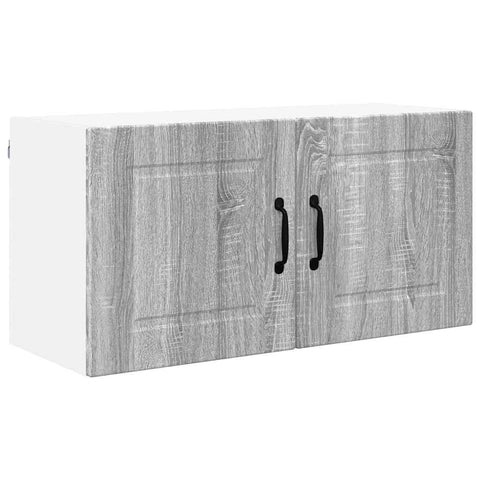 vidaXL Kitchen Wall Cabinet with Shelf Grey Sonoma 80 x 31 x 40 cm