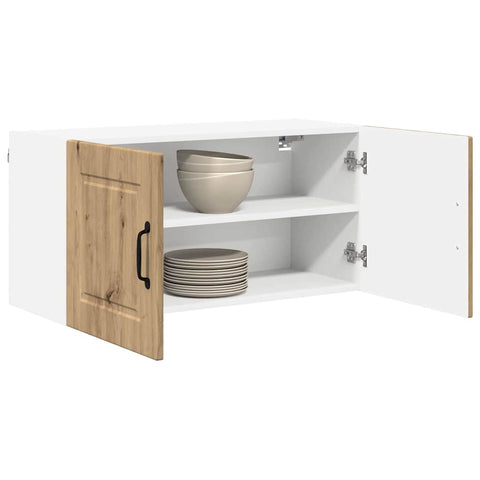 vidaXL Kitchen Wall Cabinet with Shelf Artisan Oak 80 x 31 x 40 cm