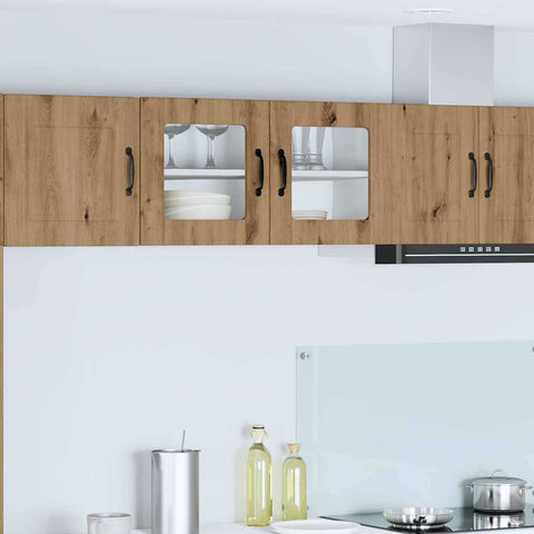 vidaXL Kitchen Wall Cabinet with Shelf Artisan Oak 80 x 31 x 40 cm