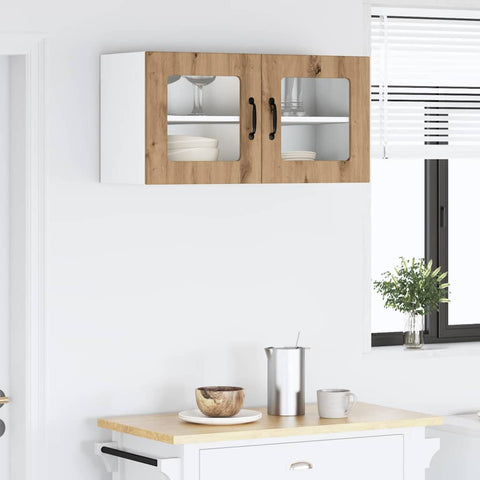 vidaXL Kitchen Wall Cabinet with Shelf Artisan Oak 80 x 31 x 40 cm