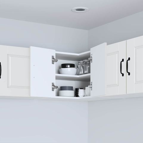 vidaXL Kitchen Cabinet with Door White 57 x 57 x 40 cm Engineered Wood