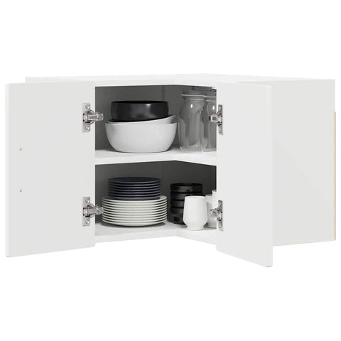 vidaXL Kitchen Cabinet with Door White 57 x 57 x 40 cm Engineered Wood
