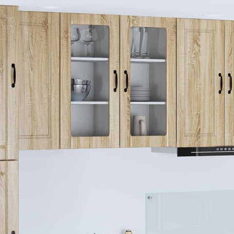 vidaXL Kitchen Cabinet Sonoma Oak 40 x 31 x 80 cm Engineered Wood