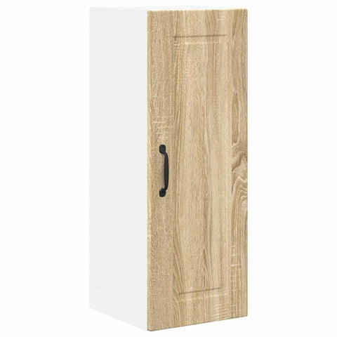 vidaXL Kitchen Wall Cabinet with Door 2 pcs Sonoma Oak 30 x 31 x 80 cm