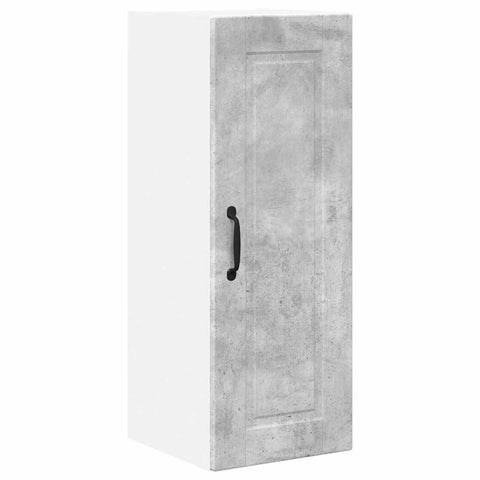 vidaXL Kitchen Wall Cabinet 2 pcs Concrete Grey 30 x 31 x 80 cm
