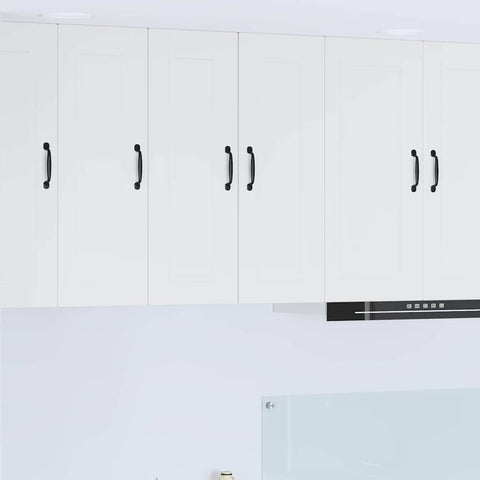 vidaXL Kitchen Wall Cabinet with Door High Gloss White 30 x 31 x 80 cm