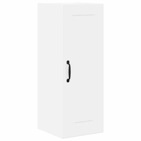 vidaXL Kitchen Wall Cabinet with Door High Gloss White 30 x 31 x 80 cm