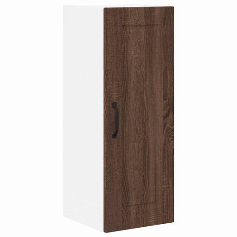 vidaXL Kitchen Wall Cabinet Brown Oak 30 x 31 x 80 cm Engineered Wood