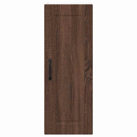vidaXL Kitchen Wall Cabinet Brown Oak 30 x 31 x 80 cm Engineered Wood