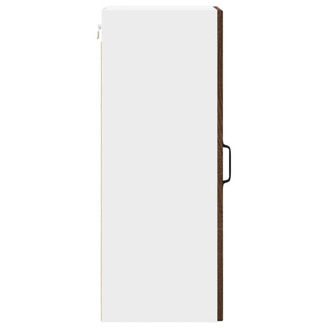 vidaXL Kitchen Wall Cabinet with Shelf 2 pcs Brown Oak 30 x 31 x 80 cm