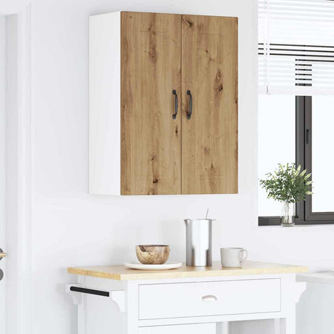 vidaXL Kitchen Wall Cabinet 2 pcs Artisan Oak 30 x 31 x 80 cm