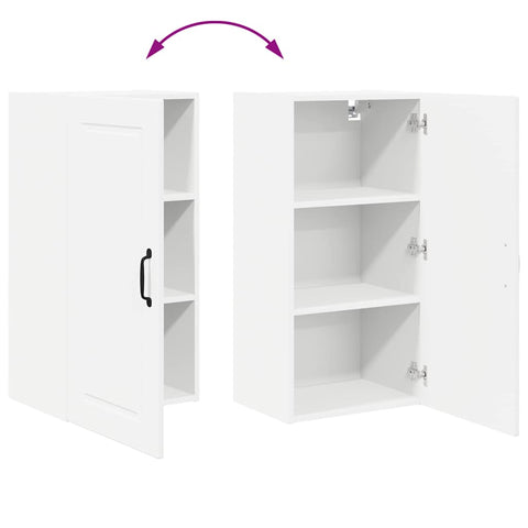 vidaXL Kitchen Wall Cabinet White 40 x 31 x 80 cm Engineered Wood