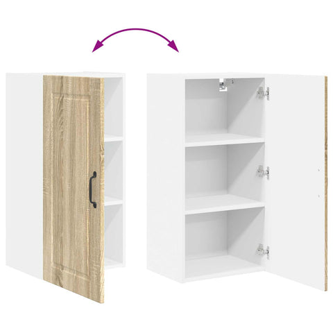 vidaXL Kitchen Cabinet Sonoma Oak 40 x 31 x 80 cm Engineered Wood