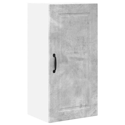 vidaXL Kitchen Wall Cabinet with Shelf Concrete Grey 40 x 31 x 80 cm