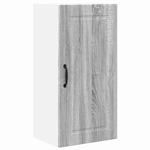 vidaXL Kitchen Wall Cabinet with Shelf Grey Sonoma 40 x 31 x 80 cm