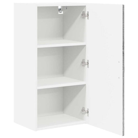vidaXL Kitchen Wall Cabinet with Shelf Grey Sonoma 40 x 31 x 80 cm