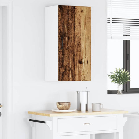 vidaXL Kitchen Wall Cabinet Old Wood 40 x 31 x 80 cm Engineered Wood