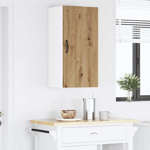 vidaXL Kitchen Wall Cabinet with Shelf Artisan Oak 40 x 31 x 80 cm