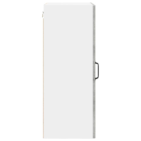 vidaXL Kitchen Wall Cabinet with Shelf Concrete Grey 50 x 31 x 80 cm