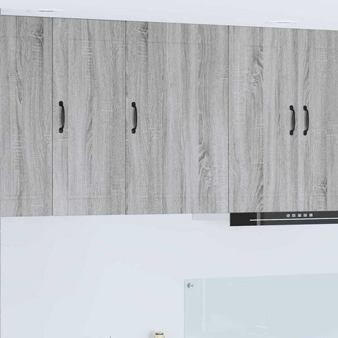 vidaXL Kitchen Wall Cabinet with Shelf Grey Sonoma 50 x 31 x 80 cm