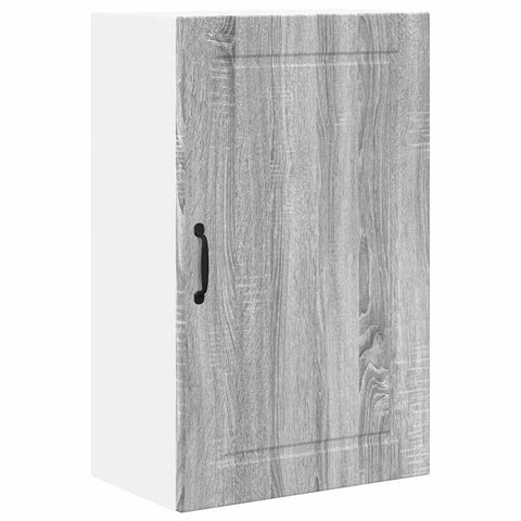 vidaXL Kitchen Wall Cabinet with Shelf Grey Sonoma 50 x 31 x 80 cm
