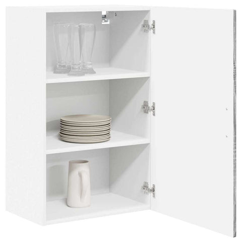 vidaXL Kitchen Wall Cabinet with Shelf Grey Sonoma 50 x 31 x 80 cm