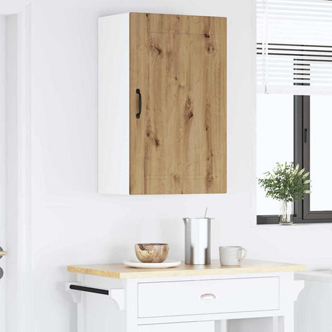 vidaXL Kitchen Wall Cabinet with Shelf Artisan Oak 50 x 31 x 80 cm