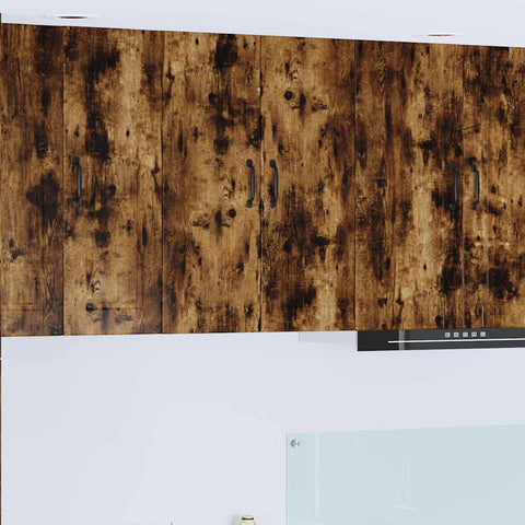 vidaXL Kitchen Wall Cabinet Smoked Oak 60 x 31 x 80 cm Engineered Wood