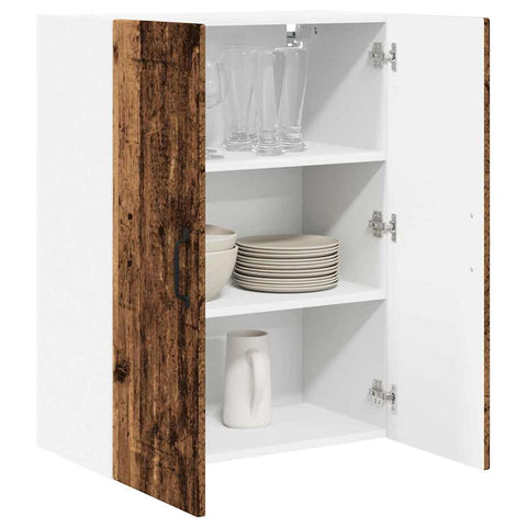 vidaXL Kitchen Wall Cabinet Old Wood 60 x 31 x 80 cm Engineered Wood