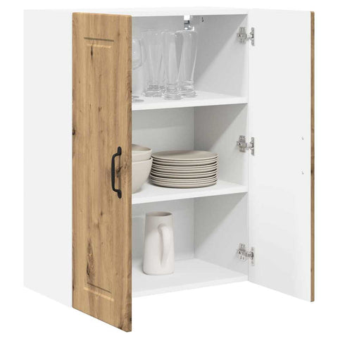 vidaXL Kitchen Wall Cabinet with Shelf Artisan Oak 60 x 31 x 80 cm