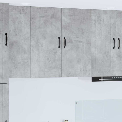 vidaXL Kitchen Wall Cabinet with Shelf Concrete Grey 80 x 31 x 80 cm