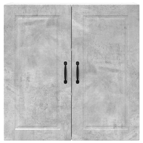 vidaXL Kitchen Wall Cabinet with Shelf Concrete Grey 80 x 31 x 80 cm