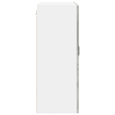 vidaXL Kitchen Wall Cabinet with Shelf Concrete Grey 80 x 31 x 80 cm